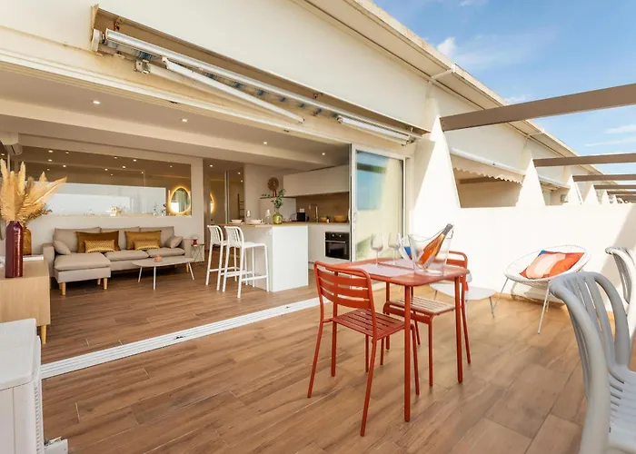 Apartman Le Sauvage - Luxe - Coursive - Terrasse - Parking - Village Naturiste *